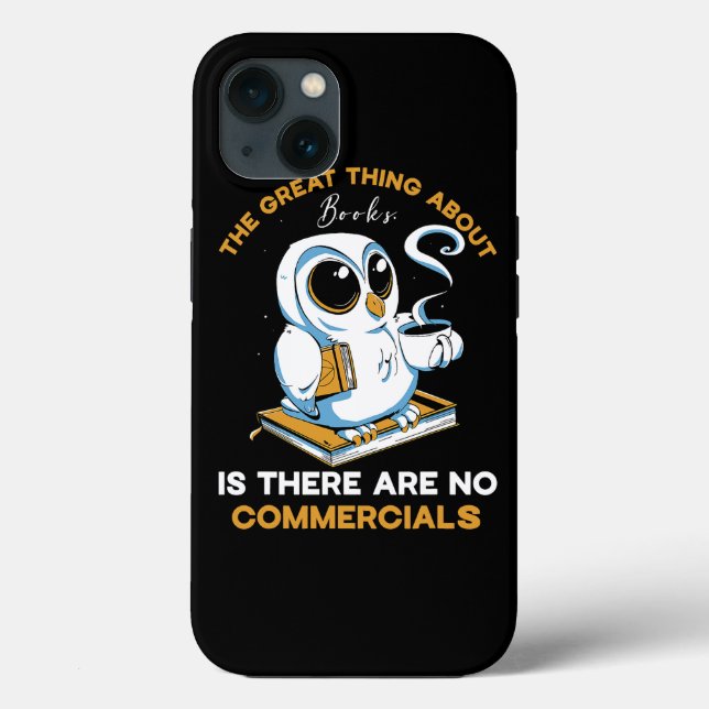The great thing about books is there are no commer Case-Mate iPhone case (Back)