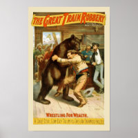 The Great Train Robbery Vintage Poster