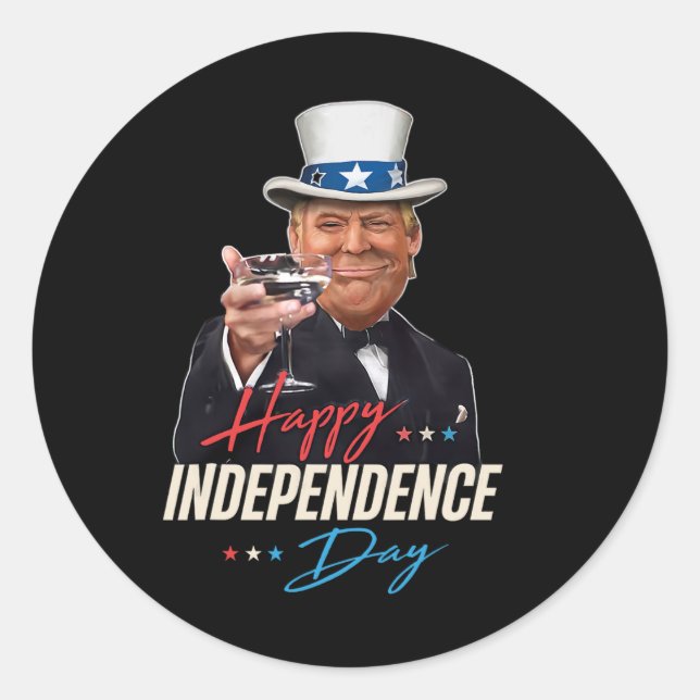 The-great Trump Gats  Classic Round Sticker (Front)