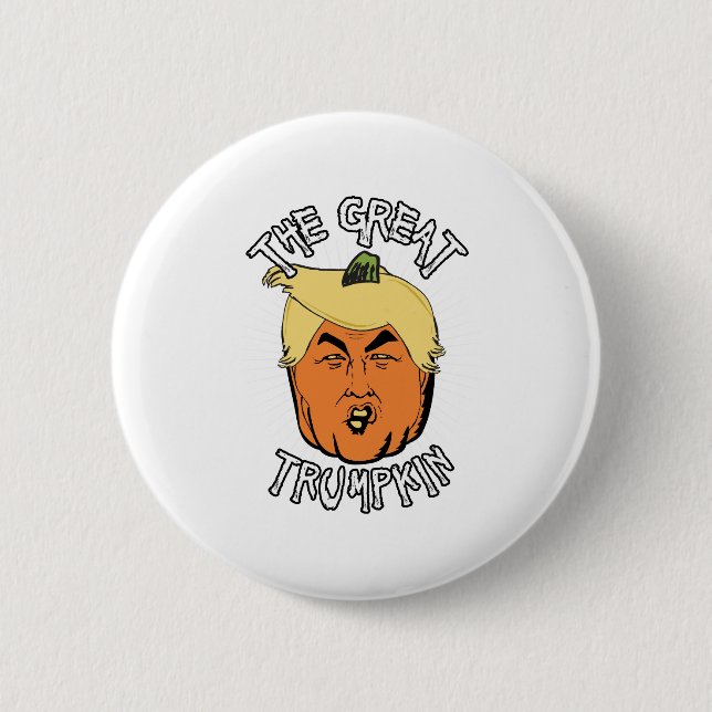 The Great Trumpkin - Sketch 2 Inch Round Button (Front)