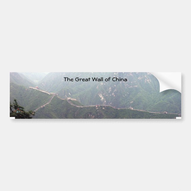 The Great Wall Bumper Sticker (Front)