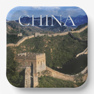 The Great Wall Jinshanling, China Paper Plate
