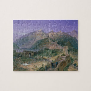 The Great Wall of China, 1886 (w/c) Jigsaw Puzzle