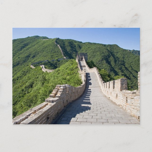 The Great Wall of China in Beijing, China Postcard (Front)