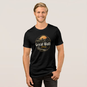 The Great Wall of China Tri-Blend Shirt