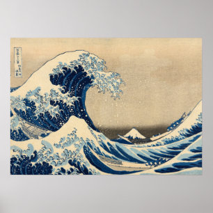 The Great Wave by Katsushika Hokusai Poster