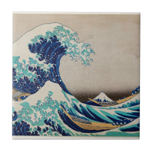 The Great Wave, Famous Japanese painting Tile