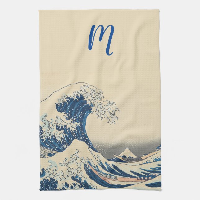 The Great Wave - Japanese art Kitchen Towel (Vertical)
