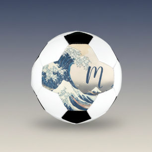 The Great Wave - Japanese art Soccer Ball