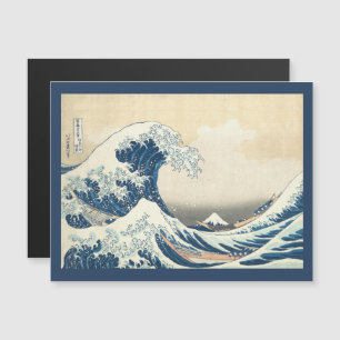 The Great Wave  - Japanese magnetic postcard