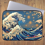 The Great Wave Laptop Sleeve<br><div class="desc">Ride the retro wave! This laptop sleeve brings you the iconic style of vintage Japanese artwork with a modern twist. Bold colours and sharp details make it not just protection, but a conversation starter. Perfect for creatives and trendsetters who want to carry art everywhere they go. Embrace your unique style...</div>