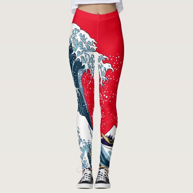 The Great Wave Leggings (Front)