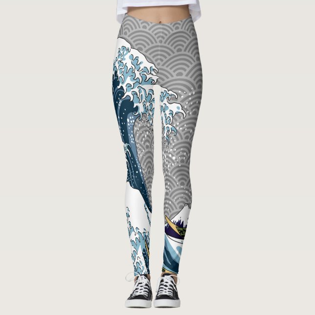 The Great Wave Leggings (Front)