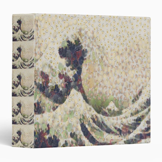The Great Wave Of Honeydew Melon Fine Art Spoof Binder (Front/Spine)