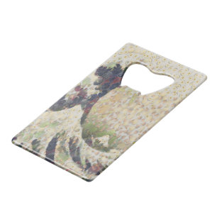 The Great Wave Of Honeydew Melon Fine Art Spoof Credit Card Bottle Opener