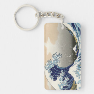 The Great Wave of Kanagawa - Katsushika Hokusai Keychain
