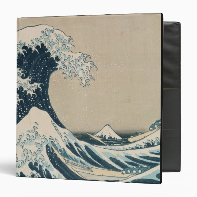 The Great Wave of Kanagawa, Views of Mt. Fuji Binder (Front/Inside)