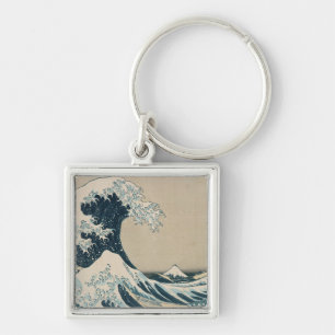 The Great Wave of Kanagawa, Views of Mt. Fuji Keychain