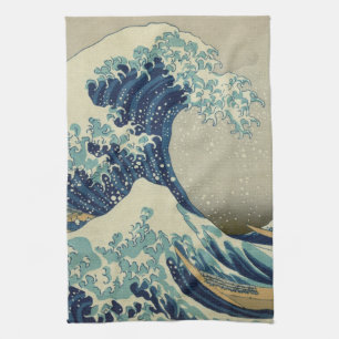 The Great Wave off Kanagawa (神奈川沖浪裏) Kitchen Towel