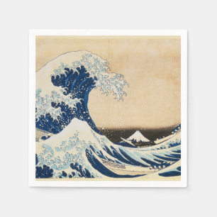 The Great Wave off Kanagawa by Hokusai Napkin