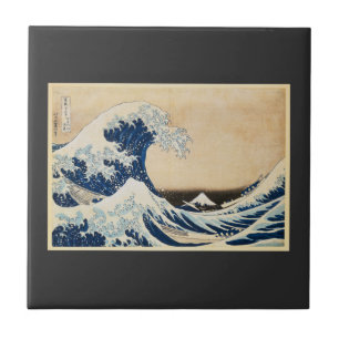 The Great Wave off Kanagawa by Hokusai Tile
