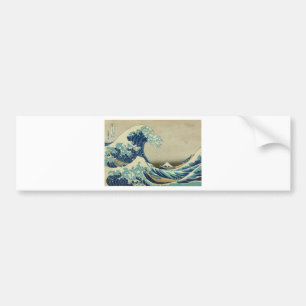 The Great Wave off Kanagawa by Katsushika Hokusai Bumper Sticker