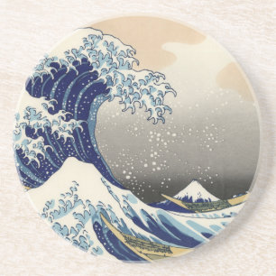 The Great Wave off Kanagawa Coaster