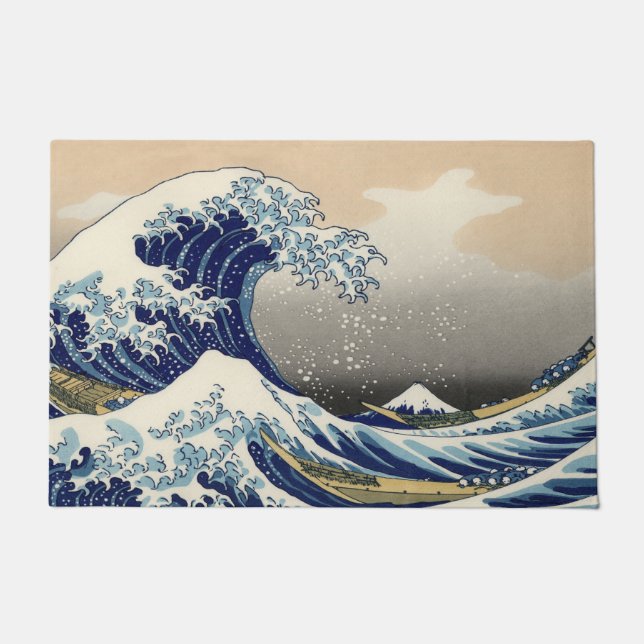 The Great Wave Off Kanagawa Doormat (Front)