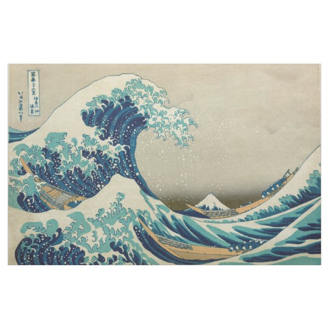 The Great Wave off Kanagawa Fabric (Yard)