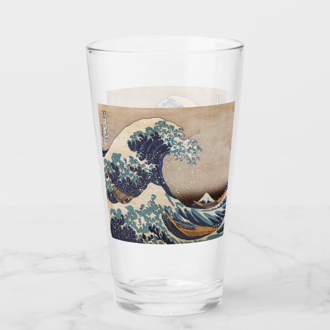The Great Wave off Kanagawa Glass (Front)