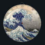 The Great Wave off Kanagawa Hokusai Dartboard<br><div class="desc">The Great Wave off Kanagawa by Hokusai. Beautiful masterpiece of a Great Wave,  one of the most famous fine art paintings off all time. Available on many high quality gift ideas and artistic apparel.</div>
