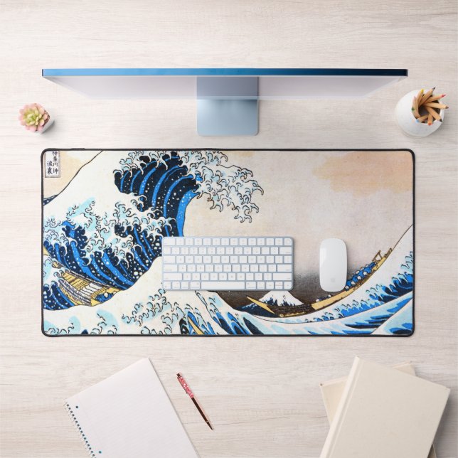 The Great Wave off Kanagawa, Hokusai Desk Mat (Office 1)