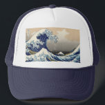 The Great Wave off Kanagawa Hokusai Trucker Hat<br><div class="desc">The Great Wave off Kanagawa by Hokusai. Beautiful masterpiece of a Great Wave,  one of the most famous fine art paintings off all time. Available on many high quality gift ideas and artistic apparel.</div>