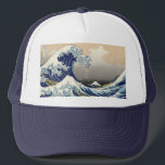 The Great Wave off Kanagawa Hokusai Trucker Hat<br><div class="desc">The Great Wave off Kanagawa by Hokusai. Beautiful masterpiece of a Great Wave,  one of the most famous fine art paintings off all time. Available on many high quality gift ideas and artistic apparel.</div>
