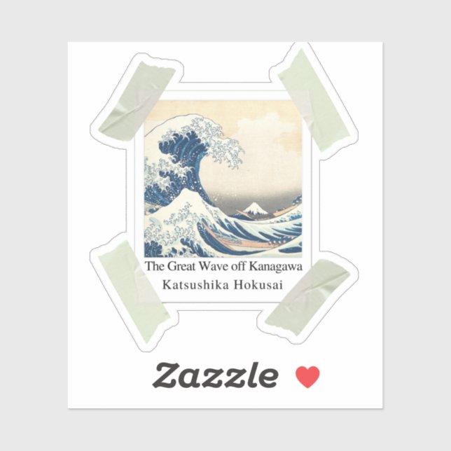 The Great Wave off Kanagawa in Portrait (Sheet)