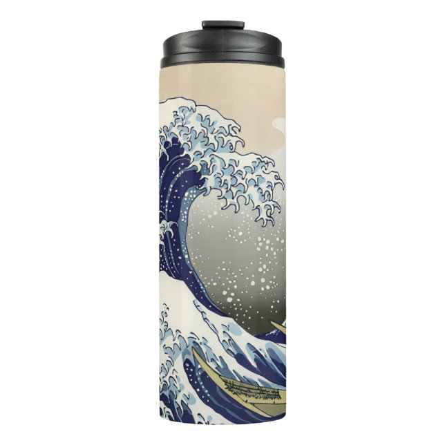 The Great Wave off Kanagawa Katsushika Hokusai  Thermal Tumbler (Front)