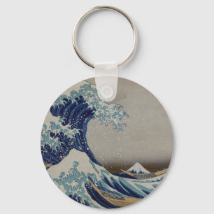 The Great Wave off Kanagawa Keychain