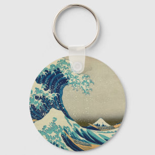 The Great Wave off Kanagawa Keychain