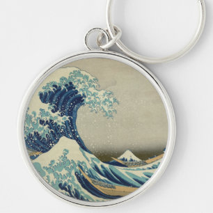 The Great Wave off Kanagawa Keychain