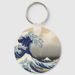 The Great Wave off Kanagawa Keychain