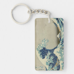 The Great Wave off Kanagawa Keychain