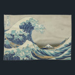 The Great Wave off Kanagawa Kitchen Towel<br><div class="desc">The Great Wave off Kanagawa American MoJo Kitchen Towel The Great Wave off Kanagawa, also known as The Great Wave or simply The Wave, is a woodblock print by the Japanese artist Katsushika Hokusai. Example of ukiyo-e art, it was published sometime between 1830 and 1833 as the first in Hokusai's...</div>