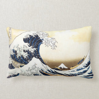 The Great Wave off Kanagawa Lumbar Pillow