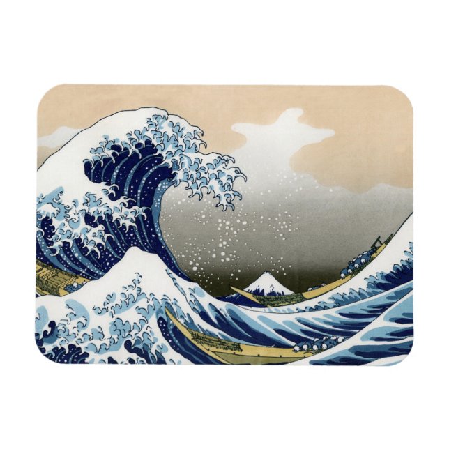 The Great Wave Off Kanagawa Magnet (Horizontal)