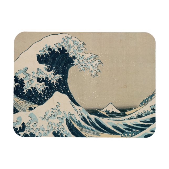 The Great Wave off Kanagawa Magnet (Horizontal)