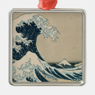 The Great Wave off Kanagawa Metal Ornament