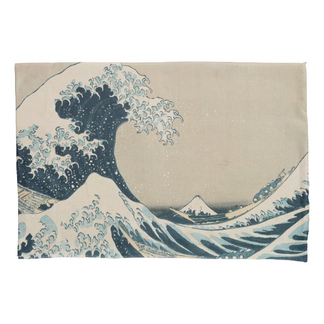 The Great Wave off Kanagawa Pillowcase (Front)
