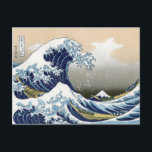The Great Wave Off Kanagawa Postcard<br><div class="desc">Vintage Japanese art The Great Wave off Kanagawa or the wave ..  stunning artwork in ukiyo-e style by a great master Katsushika Hokusai ..  vintage art on modern day products from Zazilicious</div>