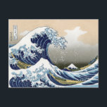 The Great Wave Off Kanagawa Postcard<br><div class="desc">Vintage Japanese art The Great Wave off Kanagawa or the wave .. stunning artwork in ukiyo-e style by a great master Katsushika Hokusai .. vintage art on modern day products from Zazilicious</div>