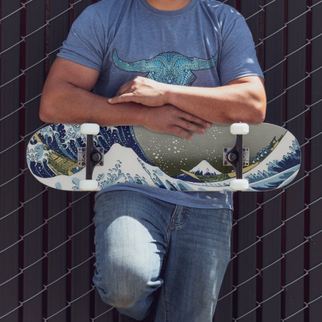 The Great Wave Off Kanagawa Skateboard (Outdoor 3)
